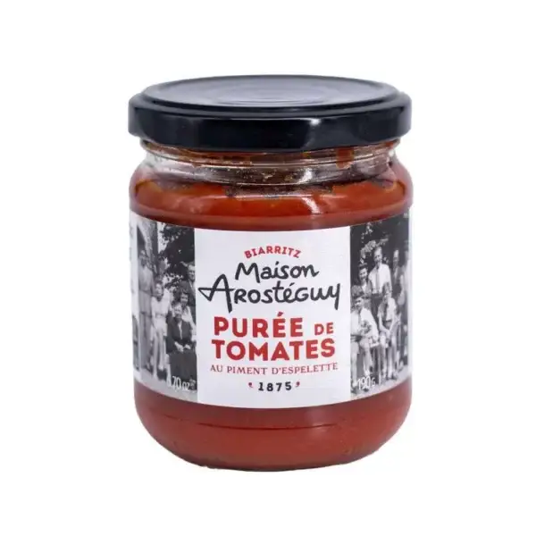 Purée de tomates au piment d'Espelette - 190g