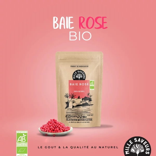 Baie rose entière bio - 30 g