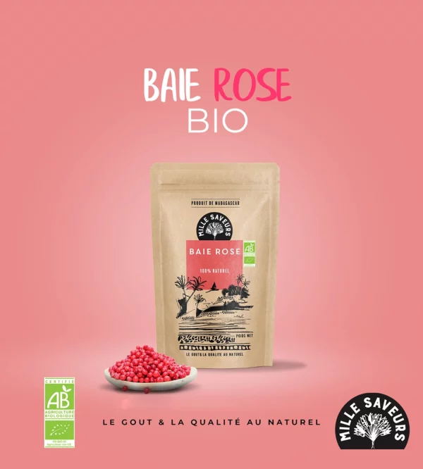 Baie rose entière bio - 30 g