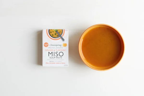 Pâte pour soupe - Miso gingembre et curcuma aux algues - 60g (4x15g) – Image 4