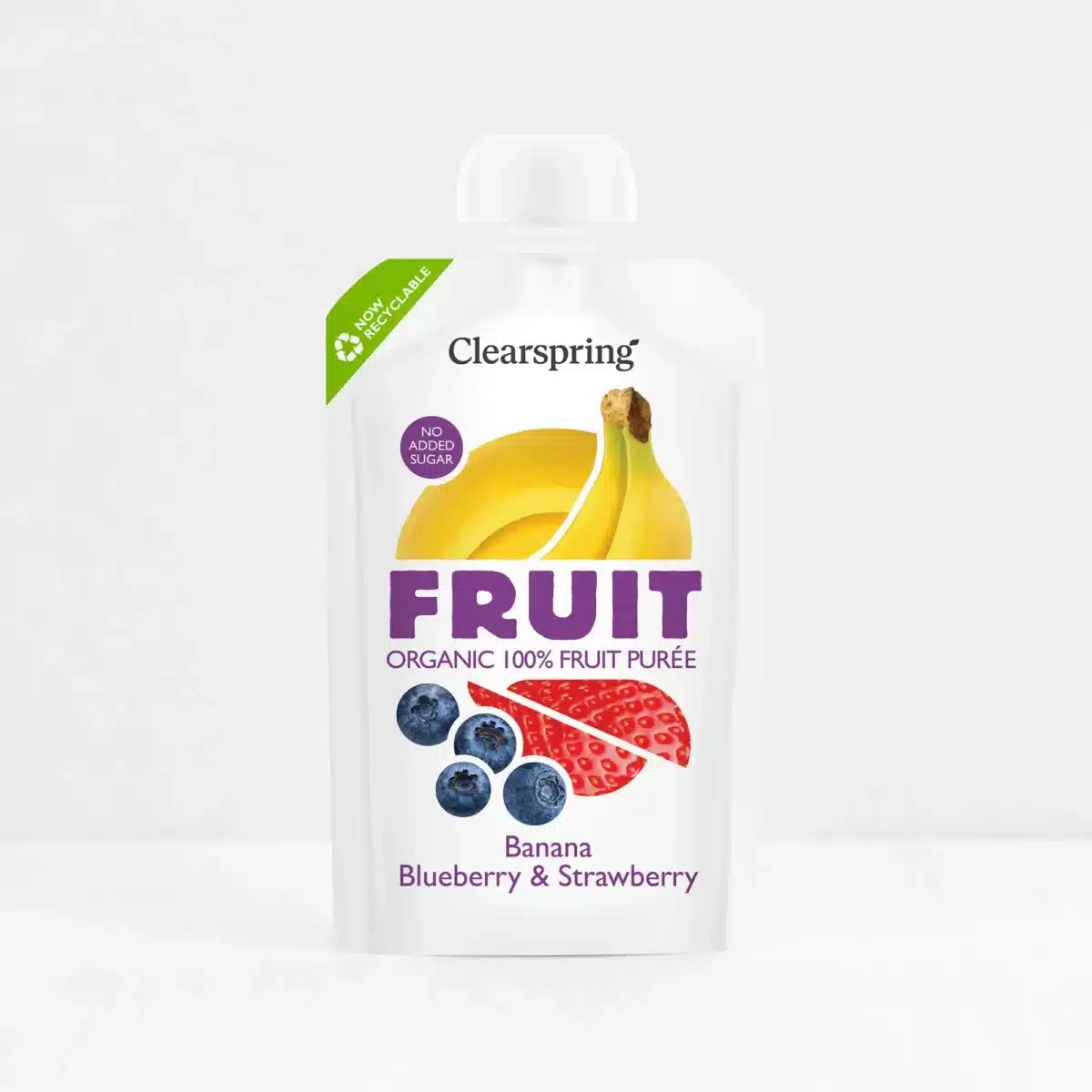 Gourde de compote Banane, Myrtille & Fraise - 100g – Image 2