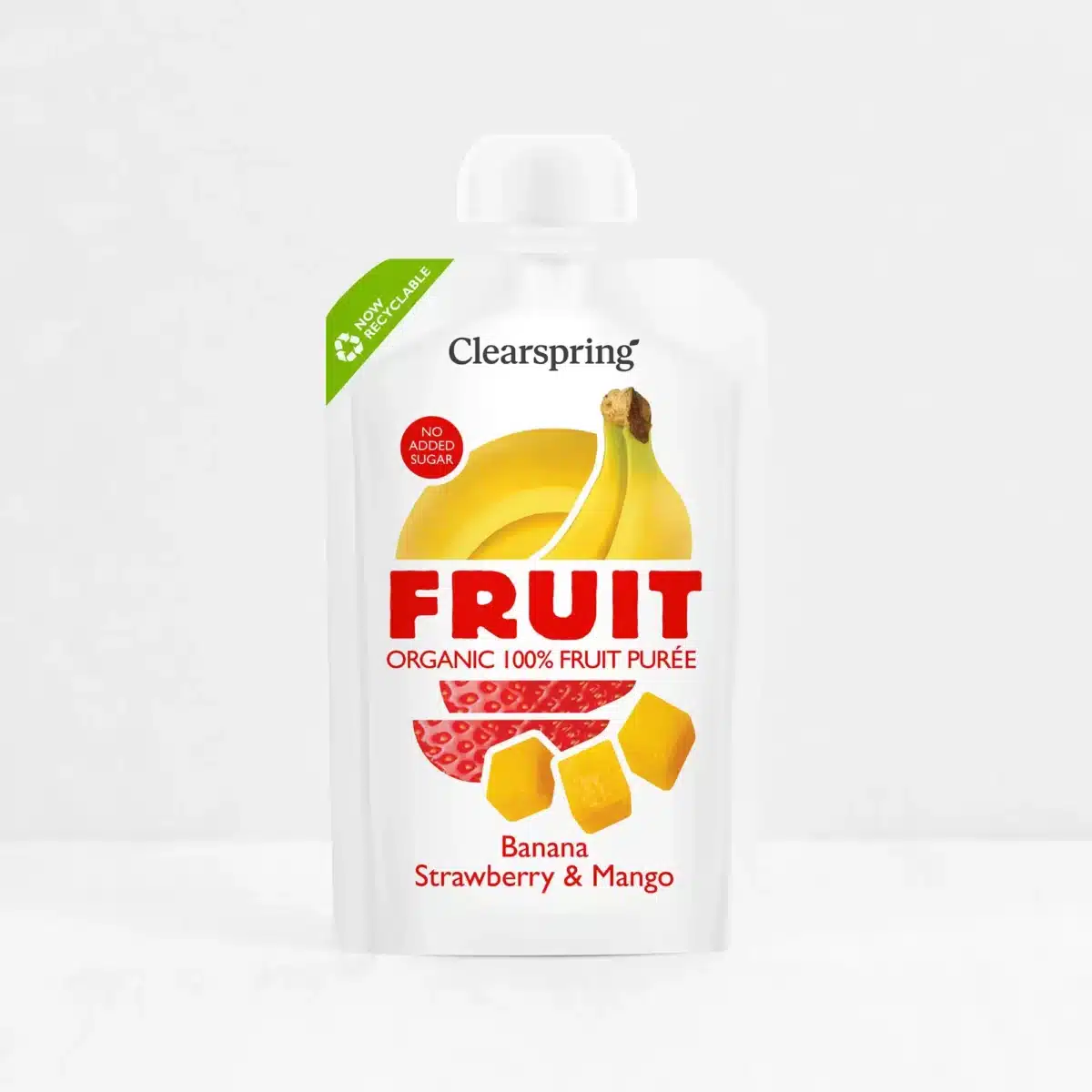 Gourde de compote Banane, Fraise & Mangue - 100g – Image 2