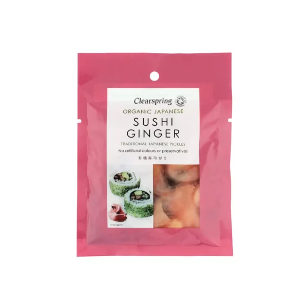 Gingembre Bio mariné pour sushi - 50g