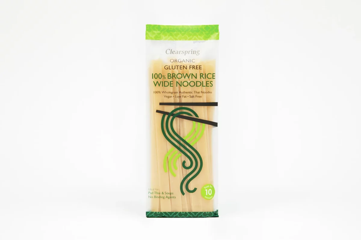 Nouilles de riz complet larges Bio - 200g – Image 3