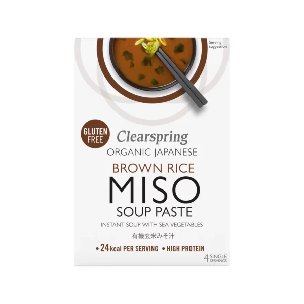 Pâte pour soupe - Miso au riz brun et aux algues - 60g (4x15g)