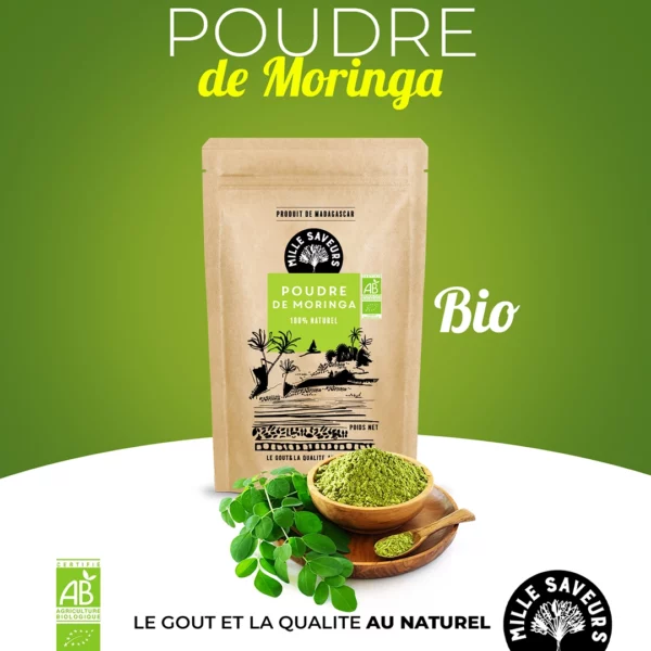 Poudre de moringa bio - 50 g