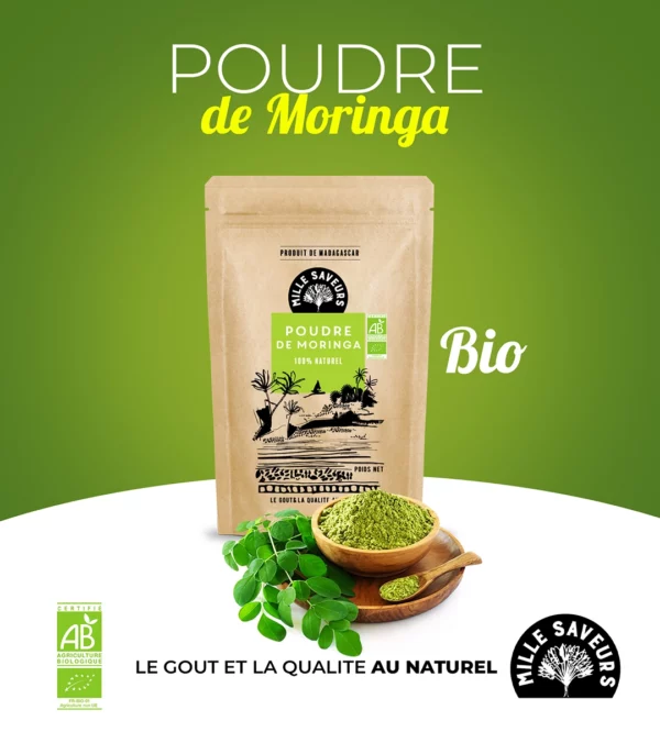 Poudre de moringa bio - 50 g