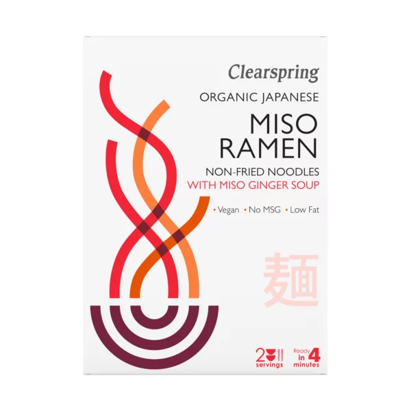 Ramen au miso et gingembre Bio - 210g