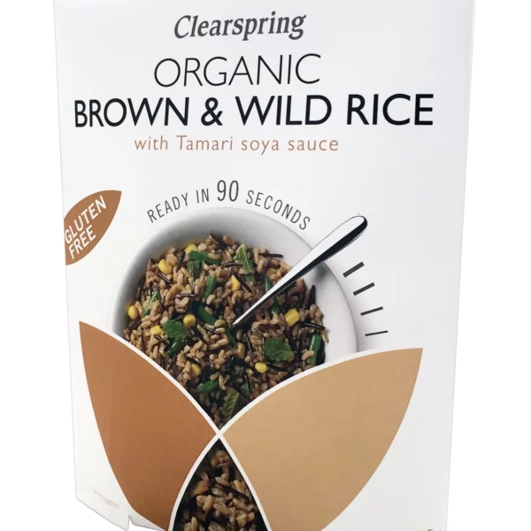Riz Brun & Sauvage Bio avec Sauce Tamari - 250g