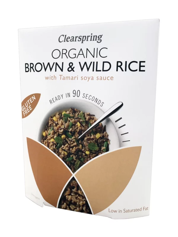 Riz Brun & Sauvage Bio avec Sauce Tamari - 250g