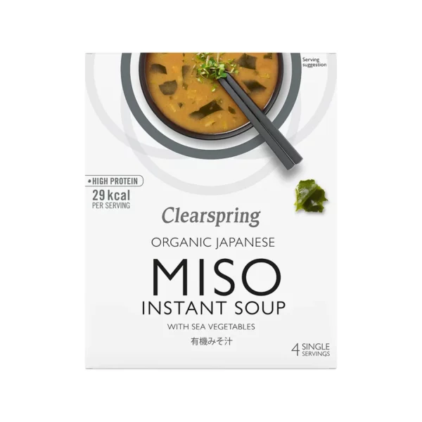 Soupe instantanée - Miso aux algues- 40g (4x10g)