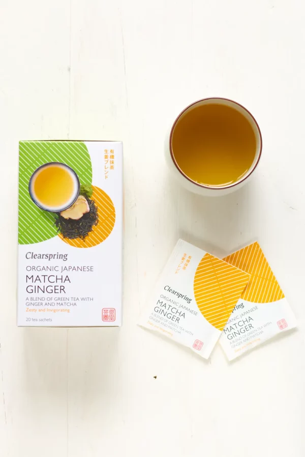 Thé vert Matcha Gingembre (sachet) Bio - 36g – Image 2