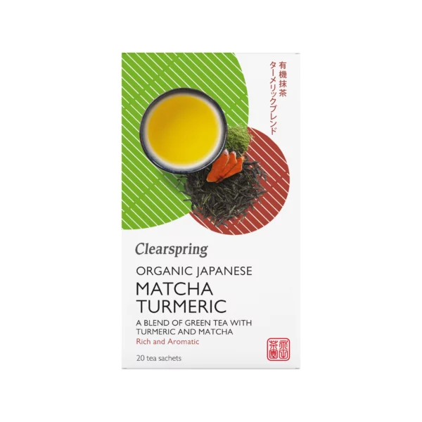 Thé vert Matcha Curcuma (sachet) Bio - 36g