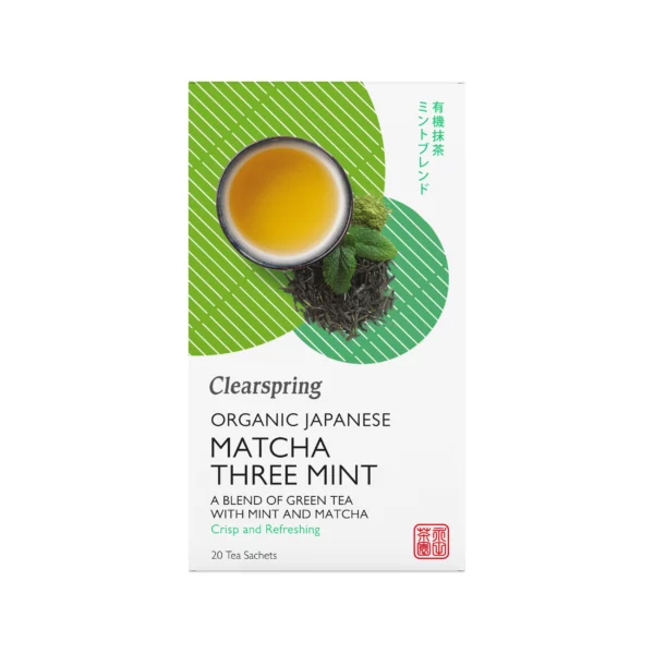 Thé vert Matcha trois Menthes (sachet) Bio - 36g