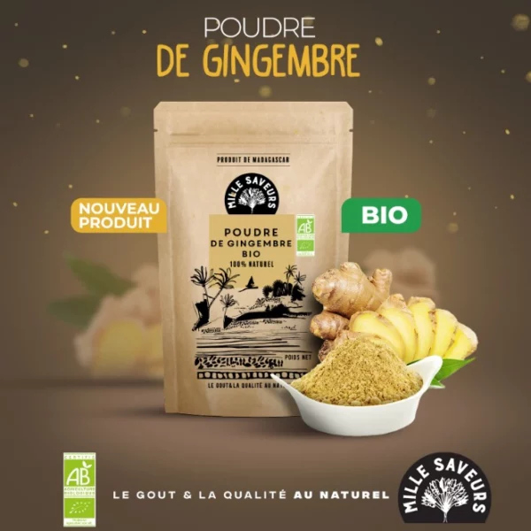 Poudre de gingembre bio - 50 g