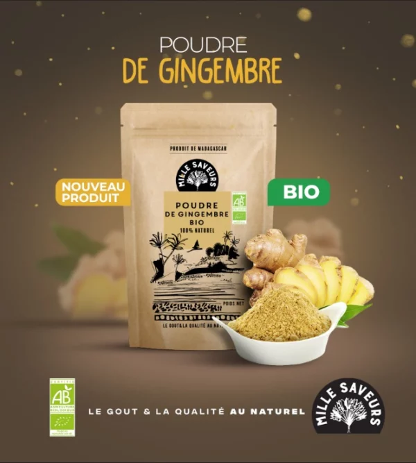 Poudre de gingembre bio - 50 g