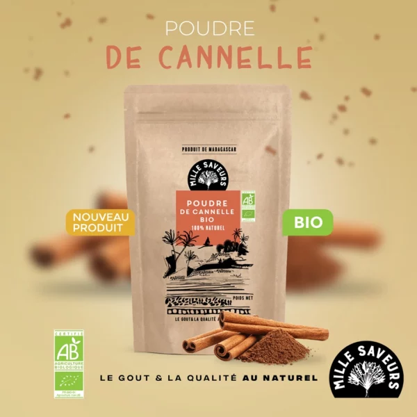 Poudre de cannelle bio - 50 g