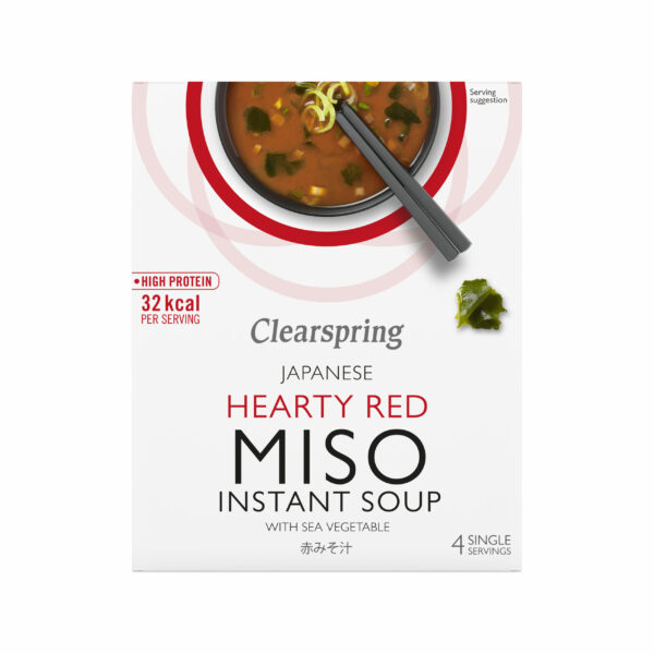 Soupe instantanée - Miso rouge aux algues - 40g (4x10g)