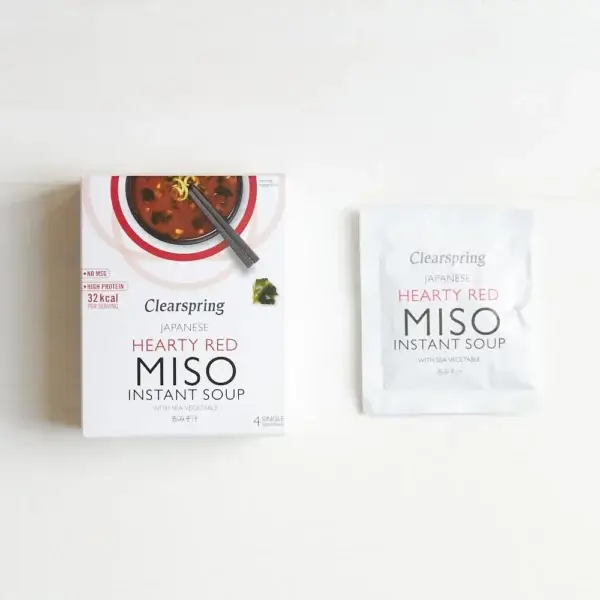 Soupe instantanée - Miso rouge aux algues - 40g (4x10g) – Image 2