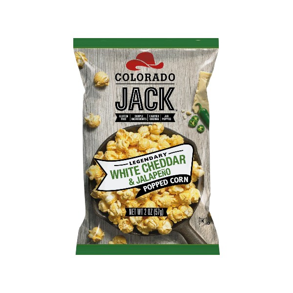 Popcorn Cheddar Blanc & Jalapeño - Colorado Jack 57g