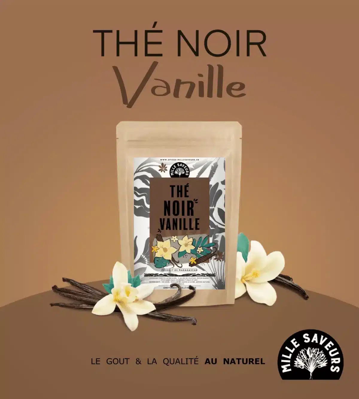 Thé noir Vanille - 100g