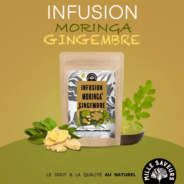 Infusion Moringa Gingembre - 100g
