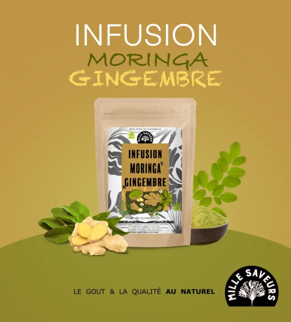 Infusion Moringa Gingembre - 100g