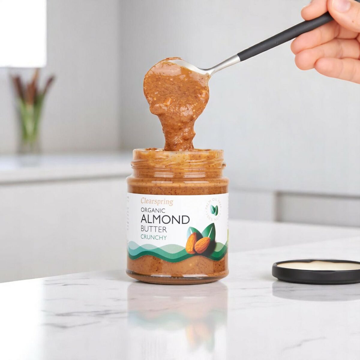 Purée d'amandes crunchy - 170g – Image 4