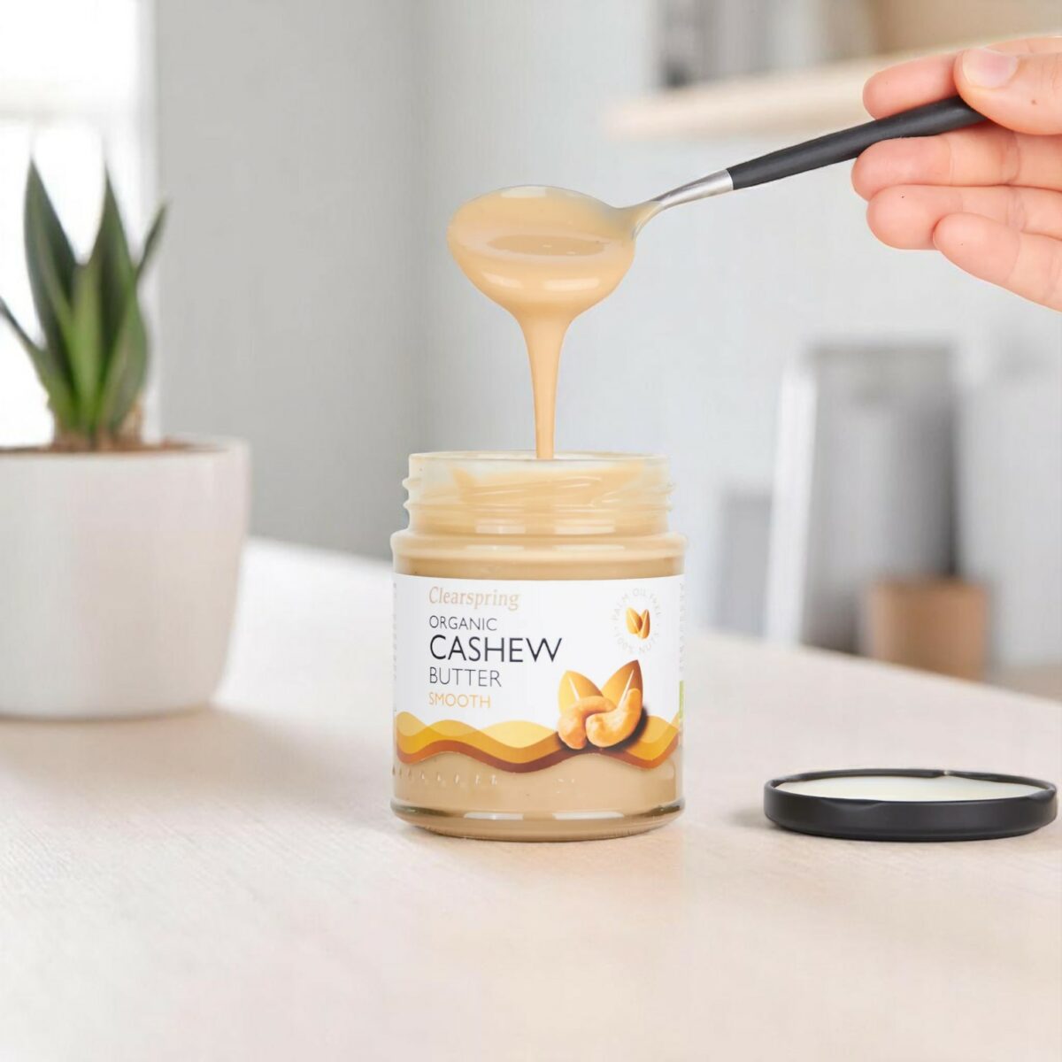 Purée de noix de cajou lisse - 170g – Image 4