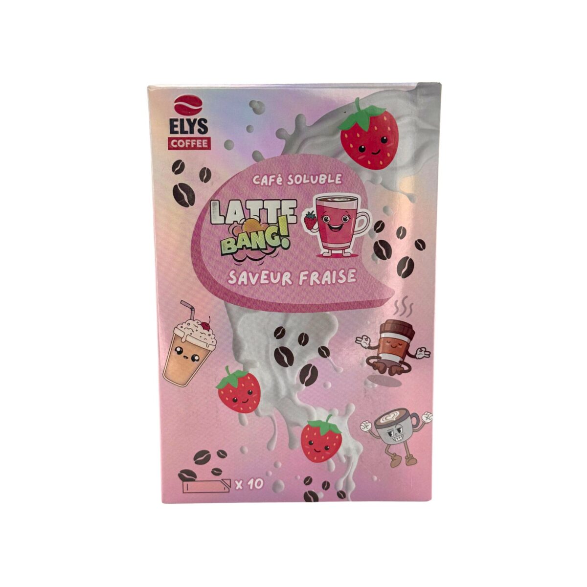 Latte Bang - Café Soluble Saveur Fraise