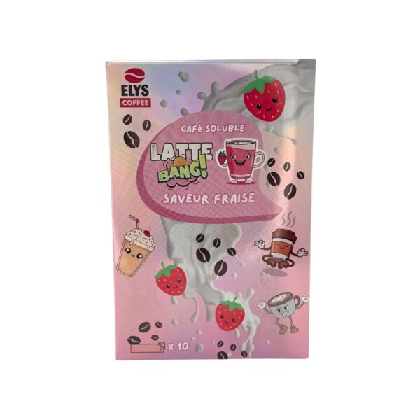 Latte Bang - Café Soluble Saveur Fraise