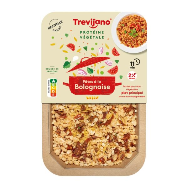 Pâtes à la bolognaise vegan aux protéines végétales - 200g