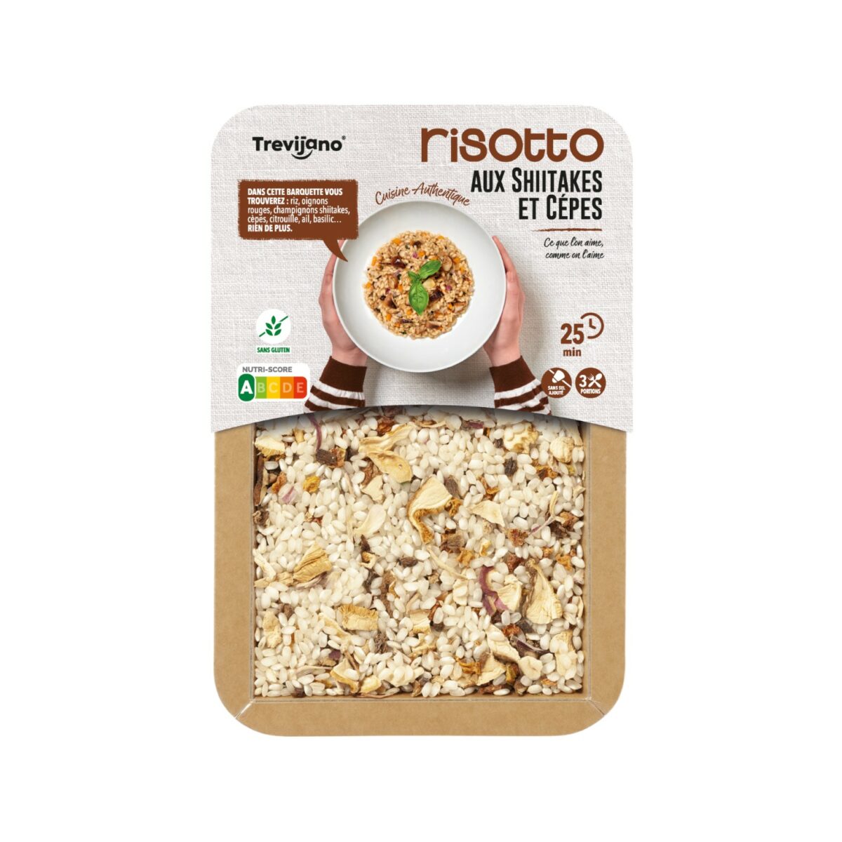 Risotto aux Shiitakes et Cèpes - 280g