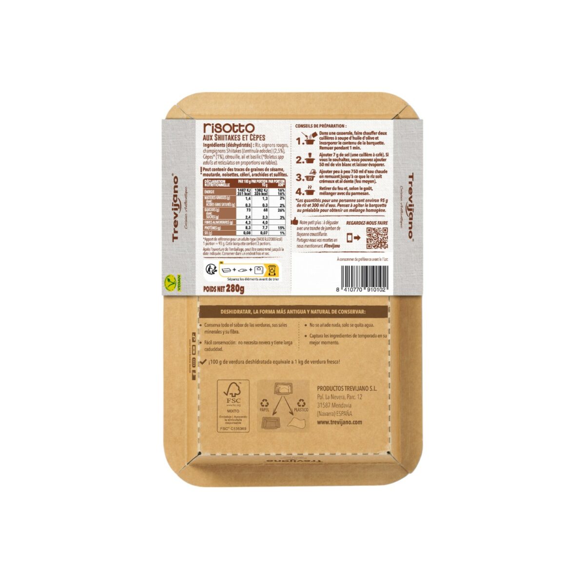 Risotto aux Shiitakes et Cèpes - 280g – Image 2