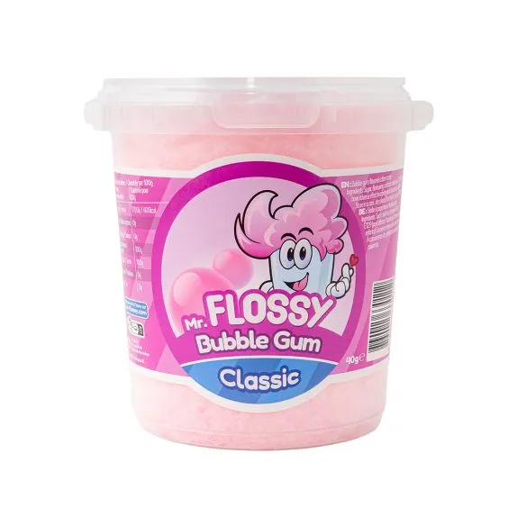 Barbe à papa Bubble Gum - Mr Flossy 40g
