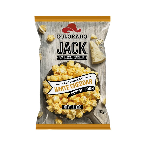 Popcorn Cheddar Blanc - Colorado Jack 57g