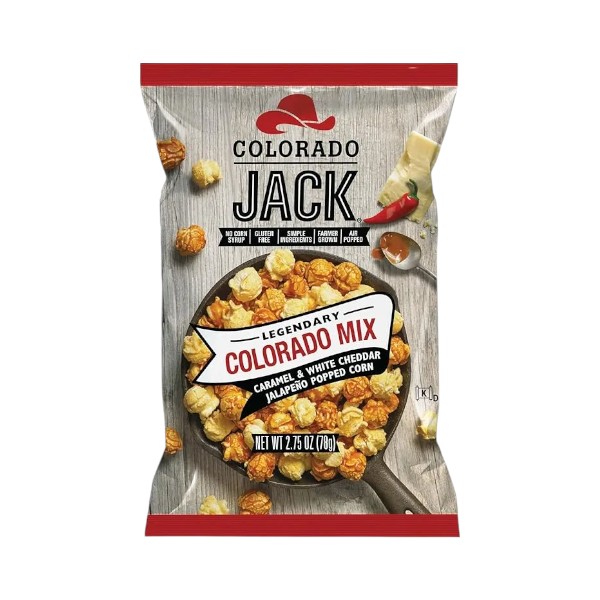 Popcorn Colorado Mix (4 saveurs) - Colorado Jack 78g