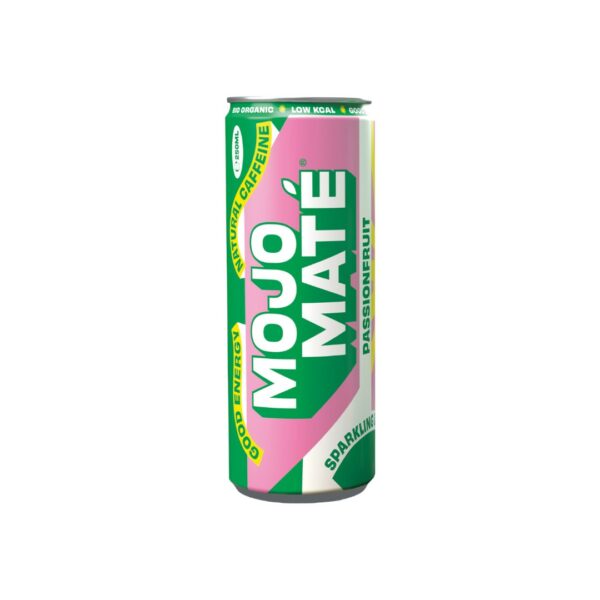 Boisson pétillante Mojo Maté - Fruit de la passion 250ml