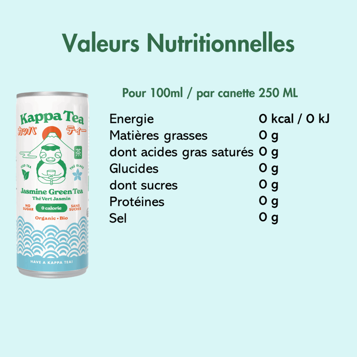 Thé Glacé Kappa Tea - Thé Vert Jasmin 250ml – Image 7